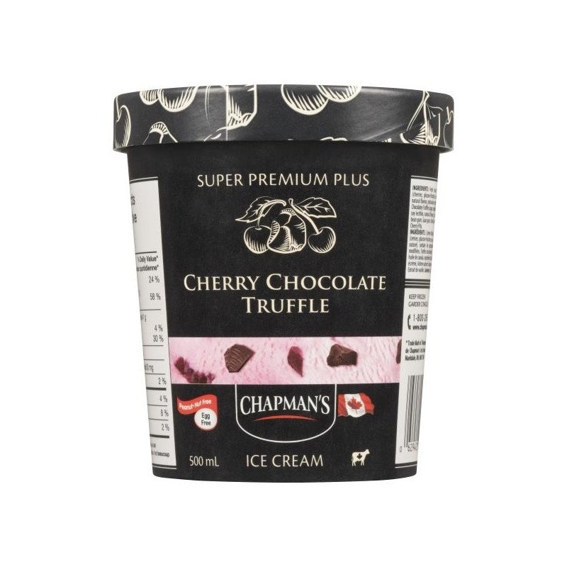 Chapman's Super Premium Plus Cherry Chocolate Truffle Ice Cream 500 ml