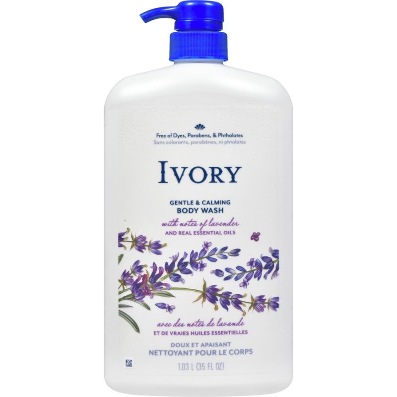 Ivory Mild & Gentle Body Wash Lavender 1035 ml