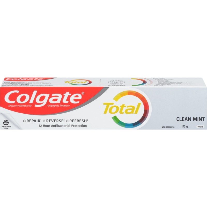 Colgate Total Whole Mouth Health Clean Mint Toothpaste 170 ml