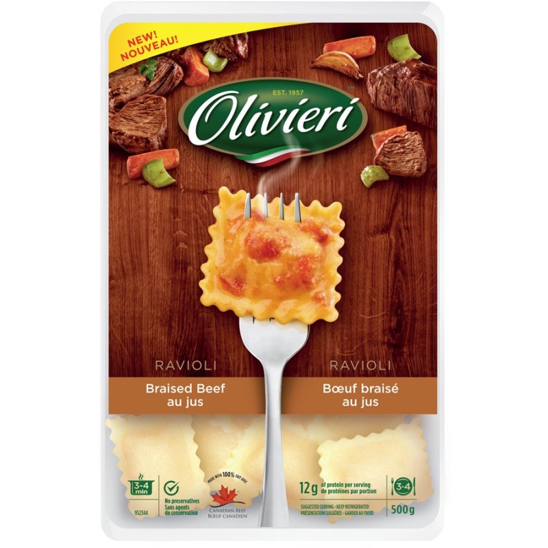 Olivieri Braised Beef Au Jus Ravioli 500 g