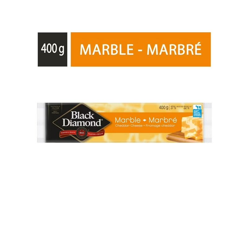 Black Diamond Marble Cheddar Cheese 400 g