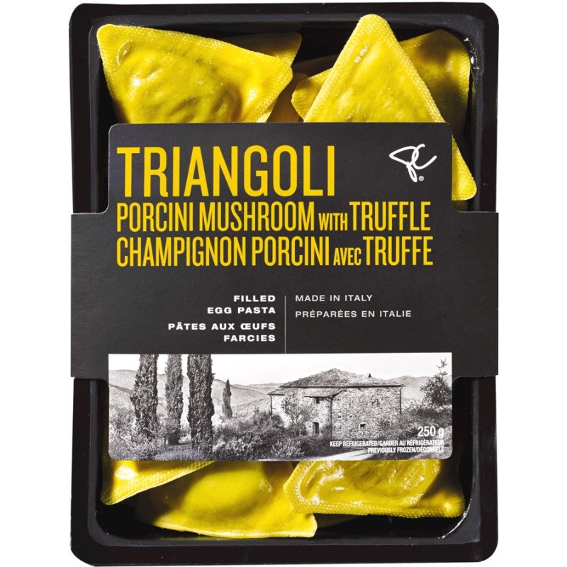 PC Black Label Triangoli Porcini Mushroom with Truffle Filled Egg Pasta 250 g