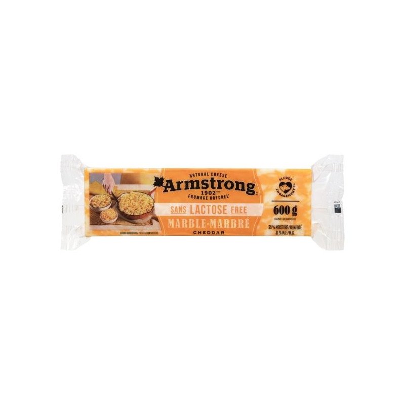 Armstrong Lactose Free Marble Cheddar 600 g