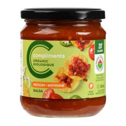 Compliments Organic Salsa...