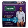 Depend Fresh Protection Night Defense Underwear for Men L 14's