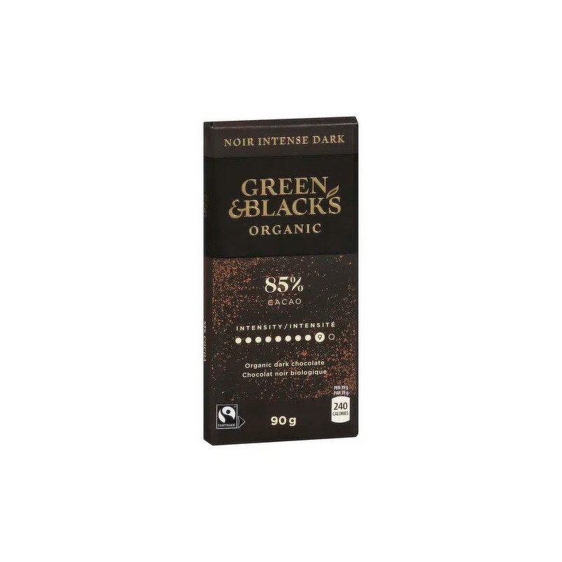 Green & Black's Organic Dark Chocolate with 85% Cocoa 90 g