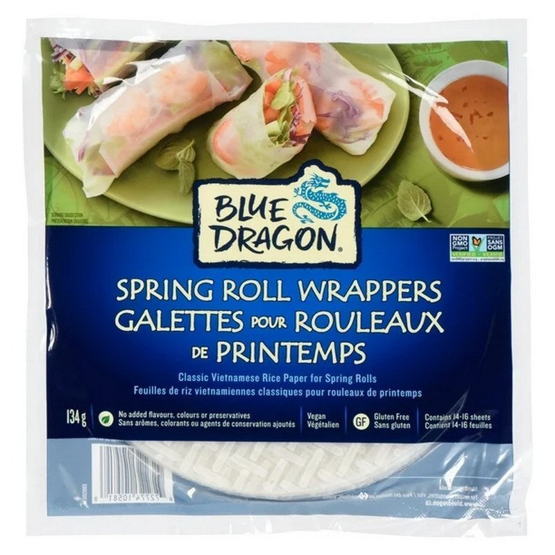 Blue Dragon Spring Roll Wrappers 134 g