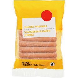 No Name Jumbo Wieners 1.8 kg