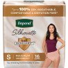 Depend Silhouette 4-in-1 Skinguard Underwear for Women Maximum S 16's