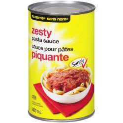 No Name Zesty Pasta Sauce...