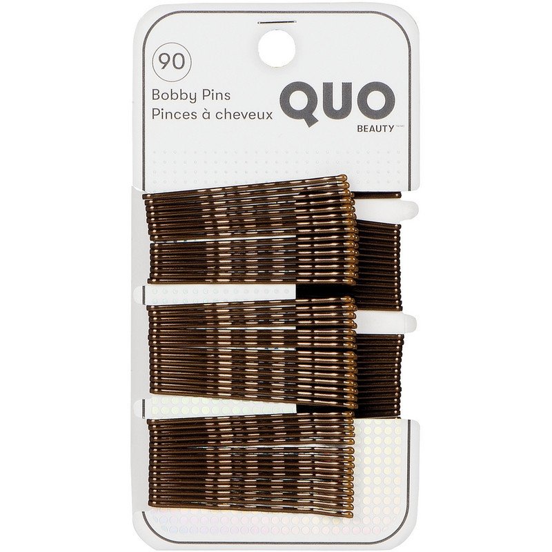Quo Beauty Brown Bobby Pins 90's