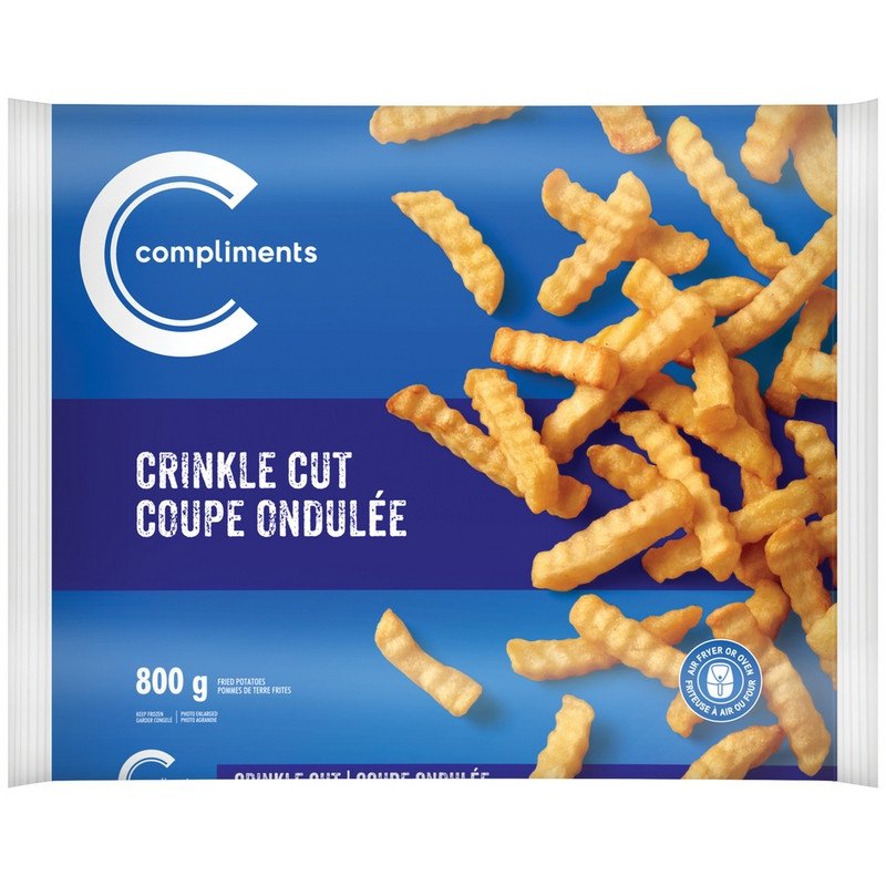 Compliments Crinkle Cut French Fried Potato 800 g