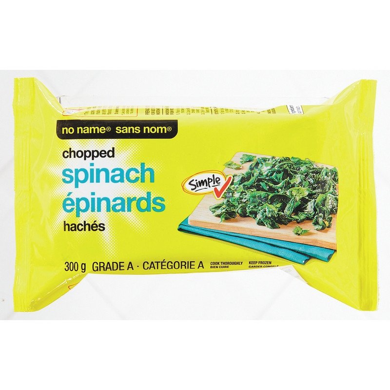 No Name Chopped Spinach 300 g