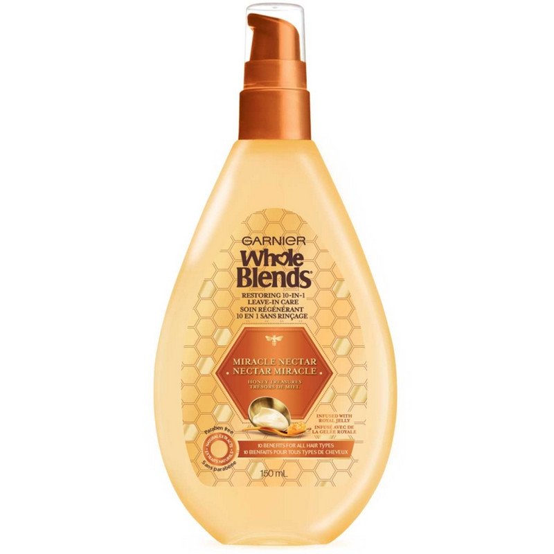 Garnier Whole Blends Restoring 10-in-1 Leave-In Care Miracle Nectar Treatment 150 ml