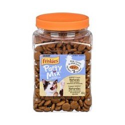 Friskies Party Mix Gourmet Crunch with Real Chicken Cat Treats 454 g