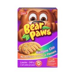 Dare Bear Paws Rainbow Chip Cookies 240 g