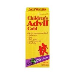 Children's Advil Cold Liquid Grape Flavour 120 ml