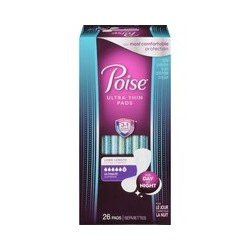 Poise Ultra Thin Pads Long...