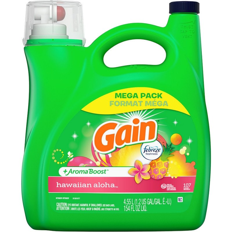 Gain Liquid Laundry + Aroma Boost Hawaiian Aloha 4.55 L