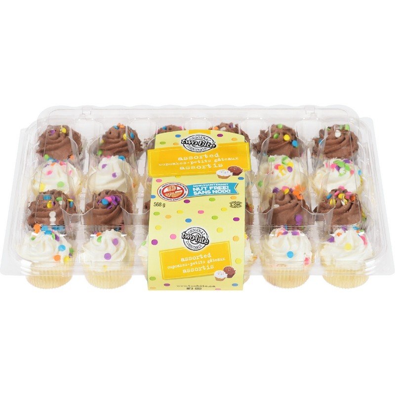 Two-Bite Assorted Mini Cupcakes 24’s 568 g