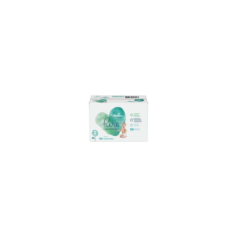 Pampers Pure Protection Club Pack Plus Diapers Size 2 108’s