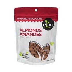 Elan Organic Raw Almonds 200 g