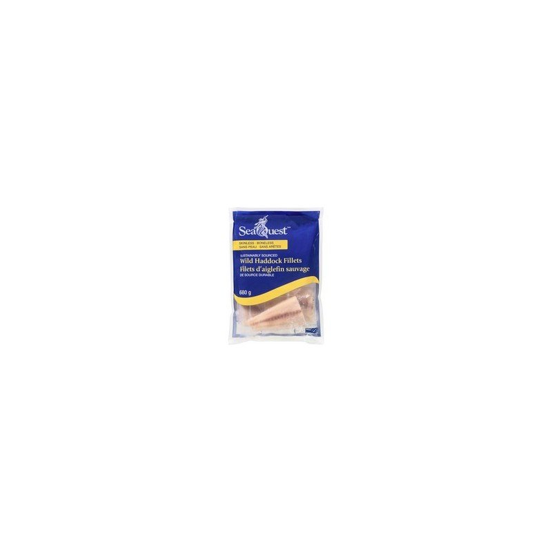 SeaQuest Skinless Boneless Wild Haddock Fillets 680 g