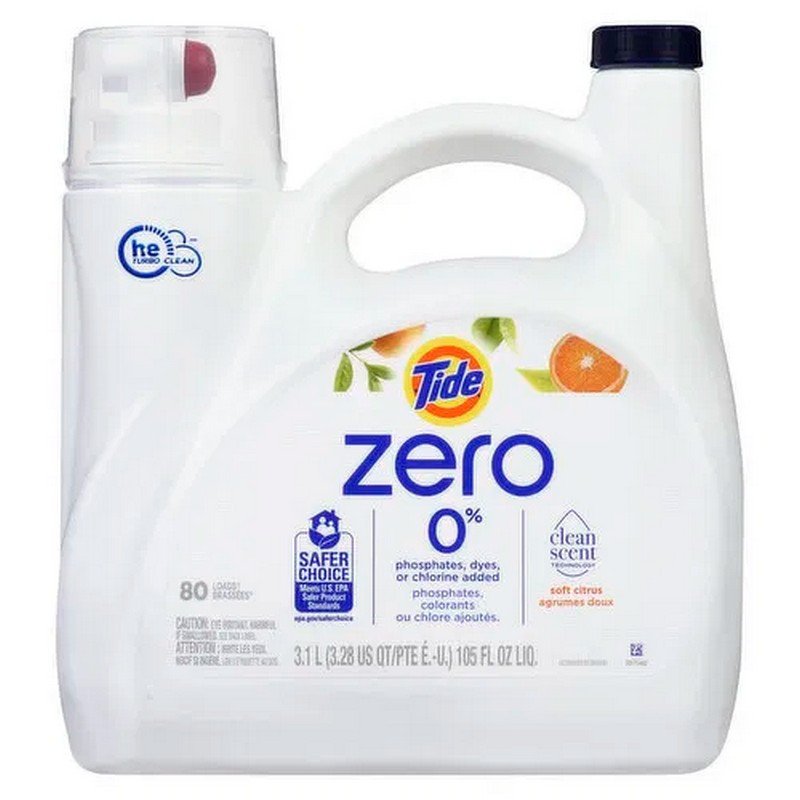 Tide Zero Liquid Laundry Detergent 3.1 L