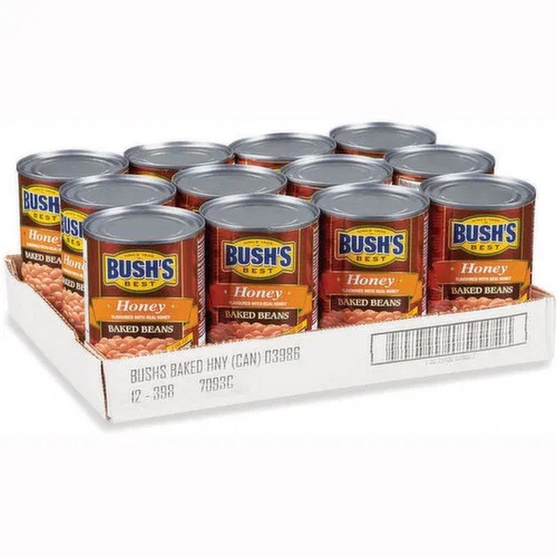 Bush's Best Honey Baked Beans 12 x 398 ml