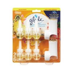 Glade Plugins Scented Oil Hawaiian Breeze 2+6 Value Pack