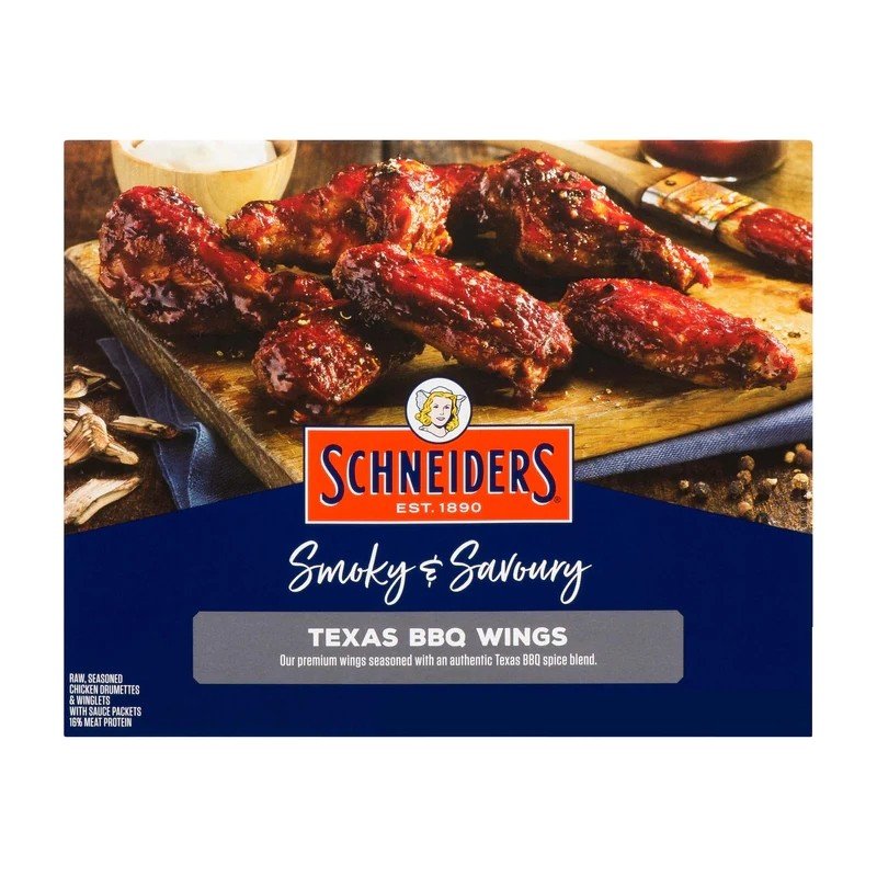 Schneiders Smoky & Savoury Texas BBQ Wings 615 g