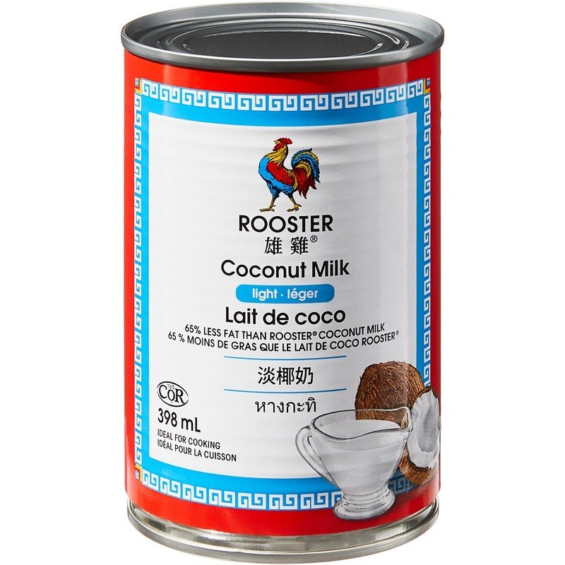 Rooster Brand Coconut Milk Light 398 ml