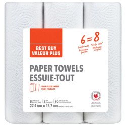 Best Buy Paper Towels 6/8...