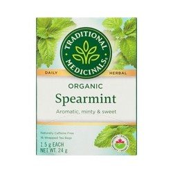 Traditional Medicinals Organic Spearmint Herbal Tea 16’s