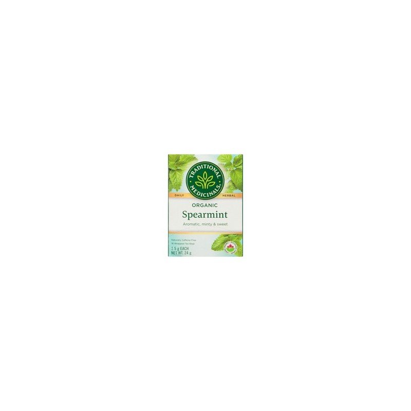 Traditional Medicinals Organic Spearmint Herbal Tea 16’s
