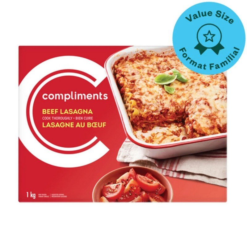 Compliments Beef Lasagna 1 kg