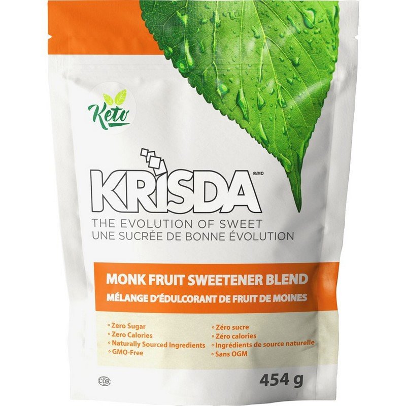 Krisda Monk Fruit Sweetener Blend 454 g