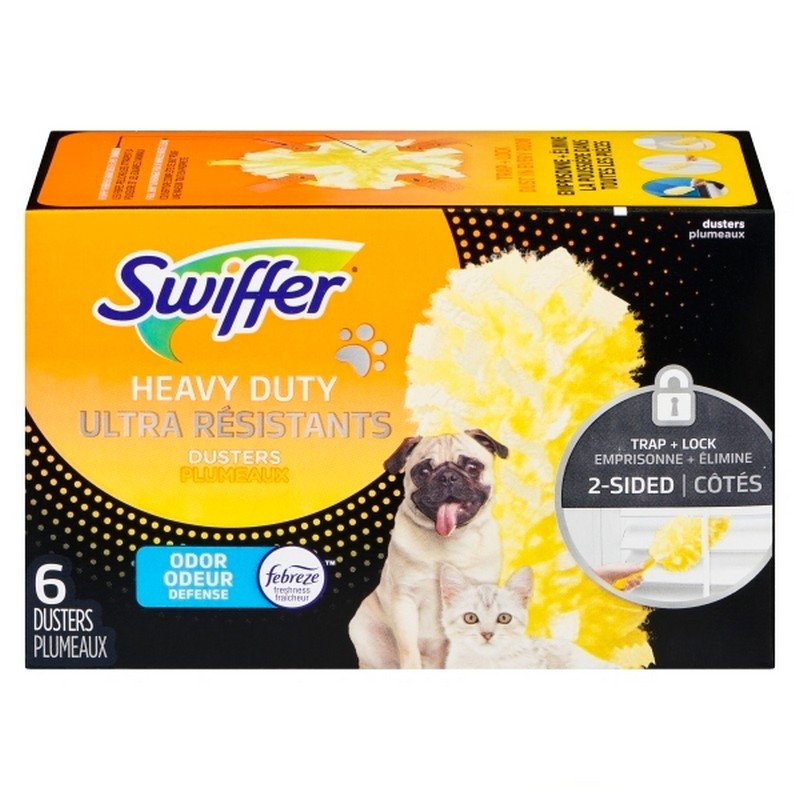 Swiffer Heavy Duty Odor Defense Dusters with Febreze 6's