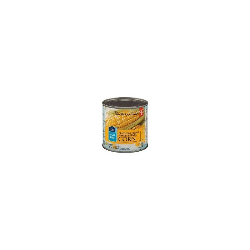 PC Blue Menu Peaches & Cream Whole Kernel Corn No Salt 341 ml