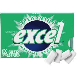 Excel Spearmint Gum 12’s