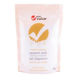 Giant Value Vanilla Scented Epsom Salt 454 g