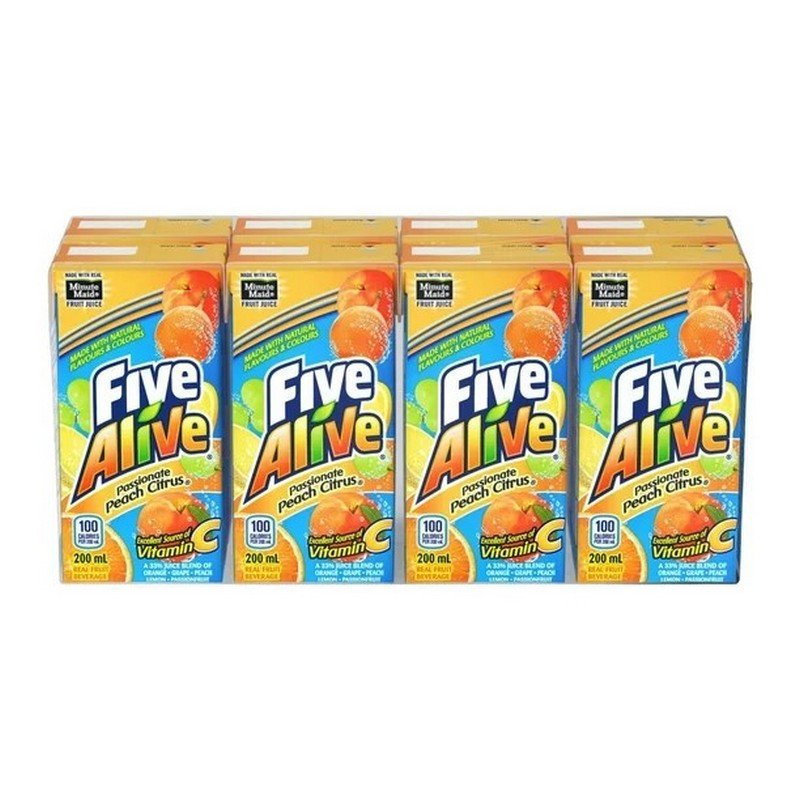 Five Alive Passionate Peach Citrus 8 x 200 ml
