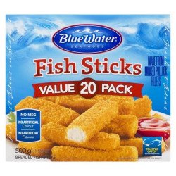 Blue Water Fish Sticks 20's...