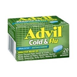 Advil Cold & Flu Analgesic + Antihistamine Caplets 20's