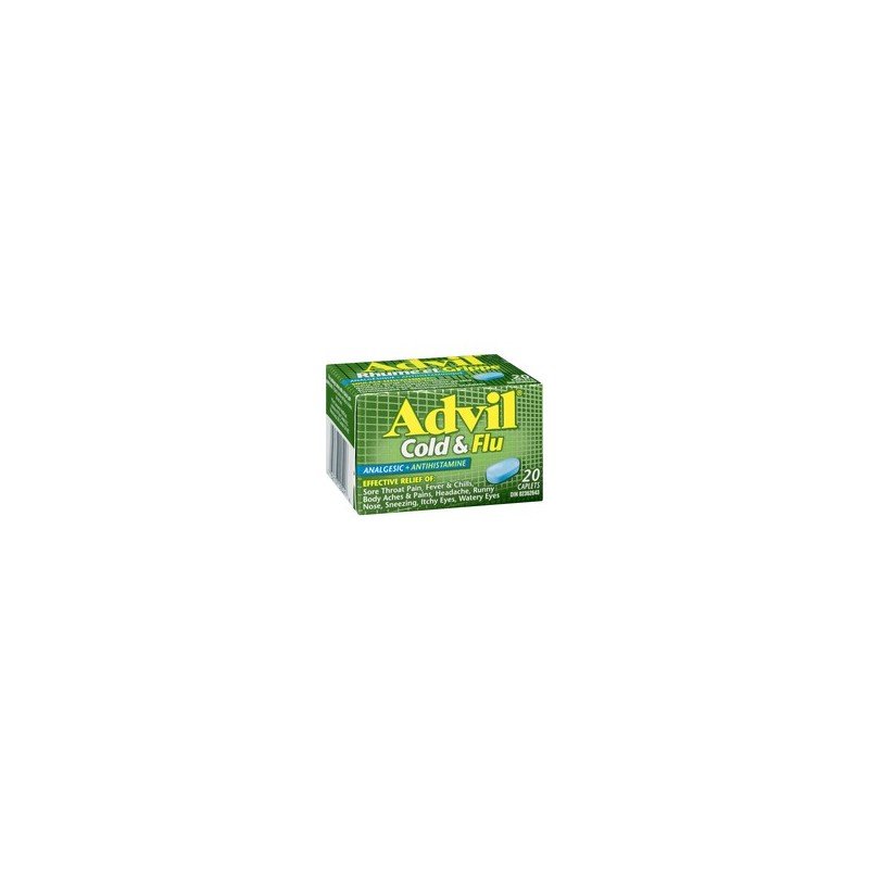 Advil Cold & Flu Analgesic + Antihistamine Caplets 20's