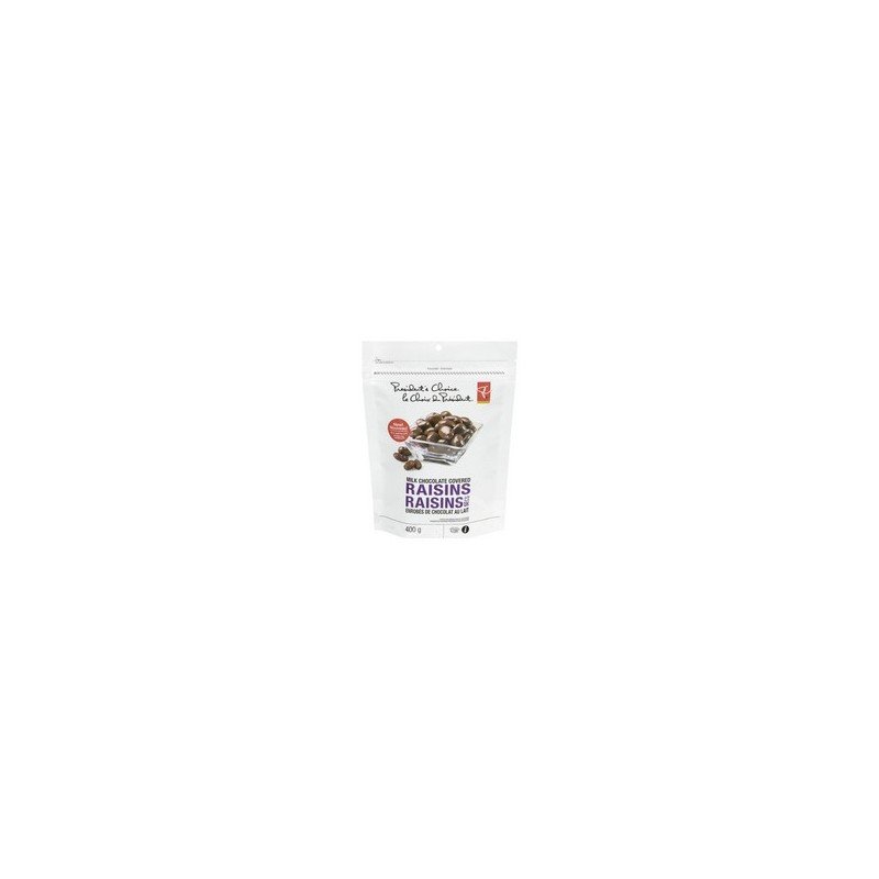 PC Milk Chocolate Covered Raisins 400 g