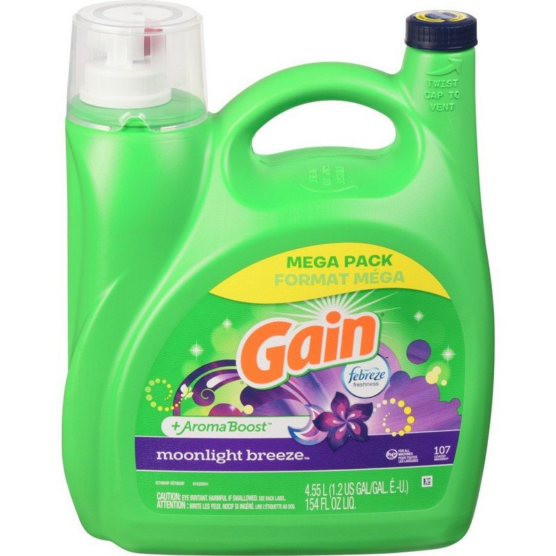 Gain Liquid Laundry + Aroma Boost Moonlight Breeze 4.55 L