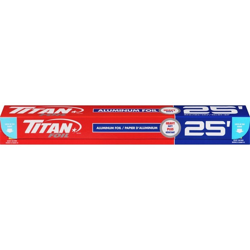 Titan Heavy Duty Aluminum Foil 25'