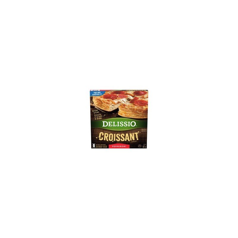 Delissio Croissant Crust Pizza Pepperoni 667 g