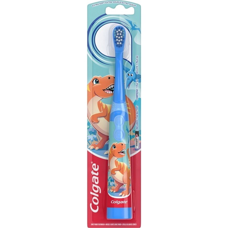 Colgate Kids Battery Powered Toothbrush Dinosaur Extra Soft each